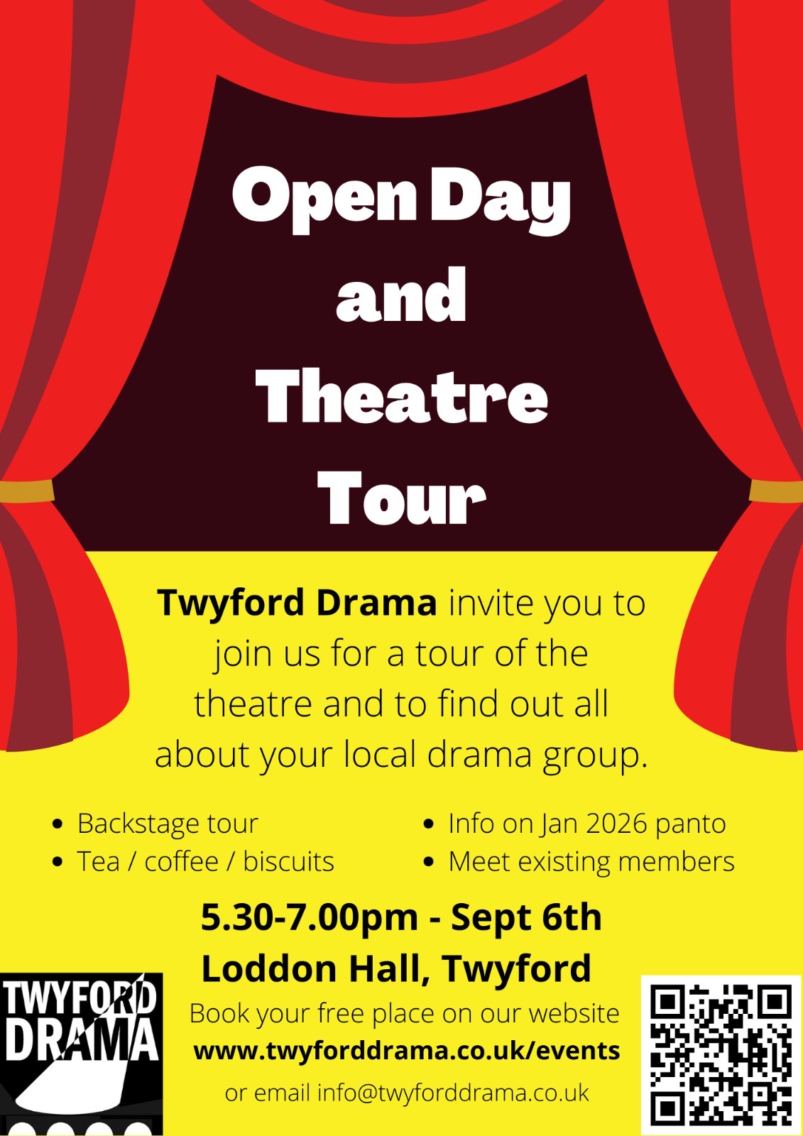 Open Day and Theatre Tour